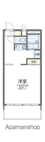 レオパレスカサグランデ(1K/2階)の間取り写真