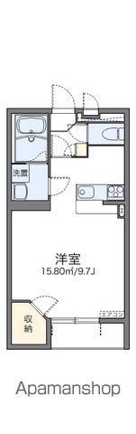 レオネクストセレーノ(1K/1階)の間取り写真