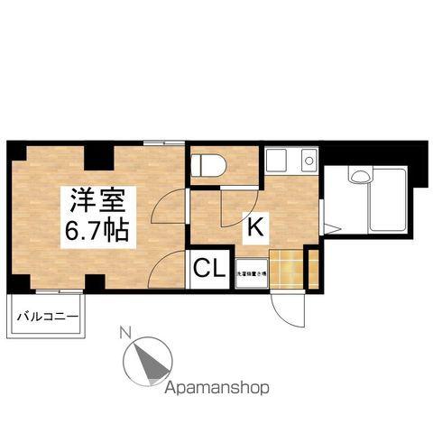 シャトー村瀬千代田(1K/3階)の間取り写真
