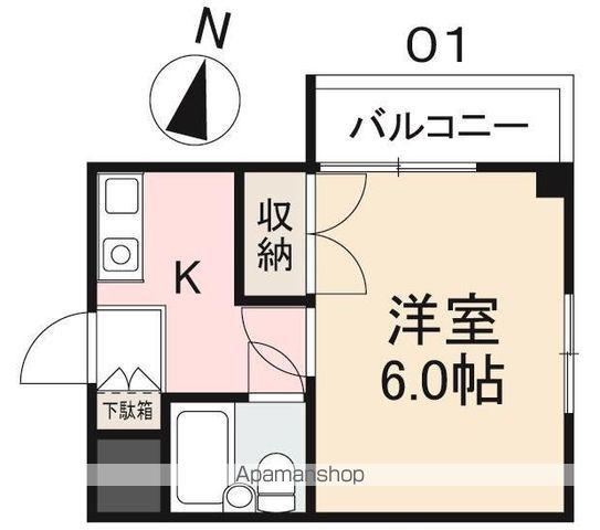 ハイツアニマート(1K/3階)の間取り写真