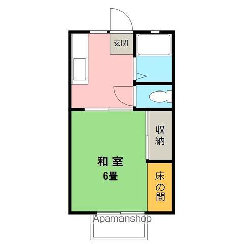 パナホームメゾンSCAT(1K/1階)の間取り写真