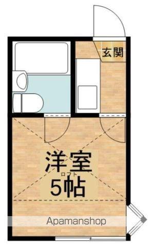 プラザ・ドゥ・モーリスA棟(1K/2階)の間取り写真