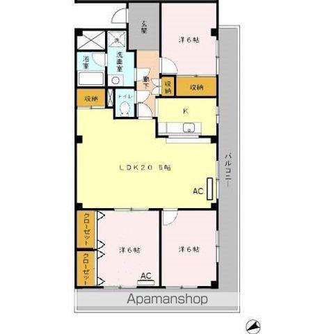 オリオノハイムⅡ(3LDK/2階)の間取り写真