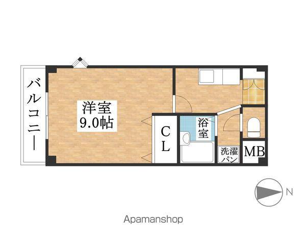 プチメゾン稲生Ⅱ(1K/1階)の間取り写真
