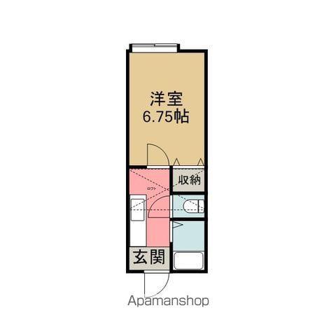 エスポワール壱番館(1K/2階)の間取り写真