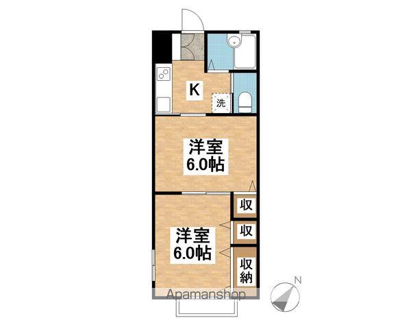 サンモール(2K/1階)の間取り写真