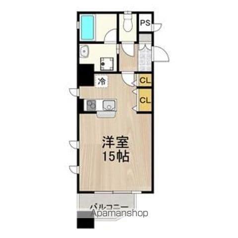 CITY SPIRE 名駅北(ワンルーム/2階)の間取り写真