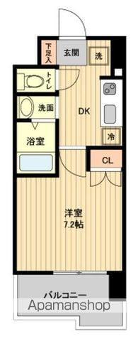 レジディア仙台原ノ町(1K/11階)の間取り写真