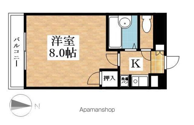 プリミエール松本(1K/3階)の間取り写真