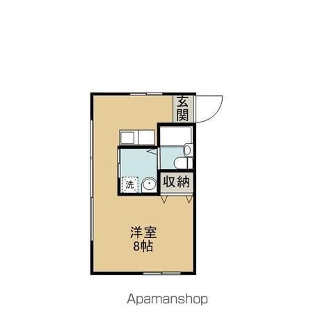 SINビル(ワンルーム/4階)の間取り写真