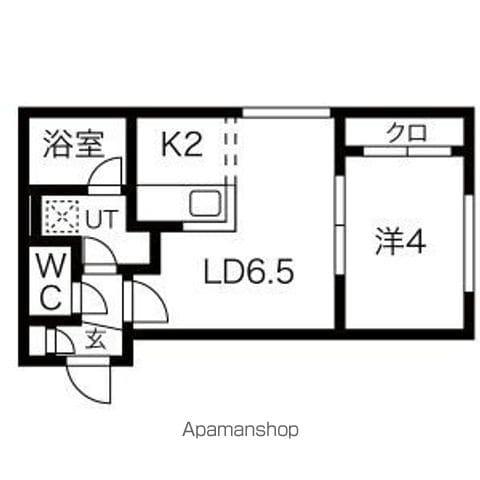 ACTIVAT南郷13丁目スクエア(1LDK/3階)の間取り写真