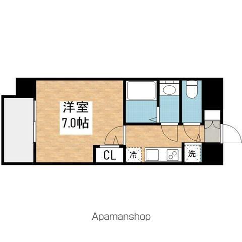 エスリード千種パークフロント(1K/2階)の間取り写真