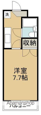 コーポ大和町(1K/3階)の間取り写真