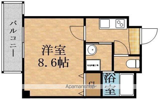 AVERE早苗(1K/8階)の間取り写真