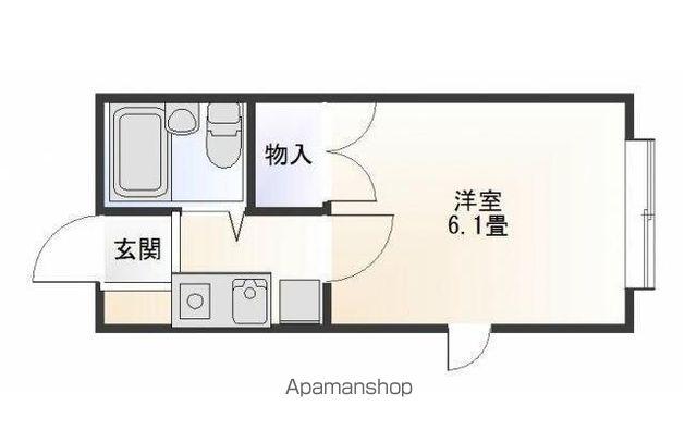 アリス太田第82号(1K/2階)の間取り写真