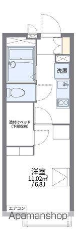 レオパレスサントリーニ(1K/3階)の間取り写真