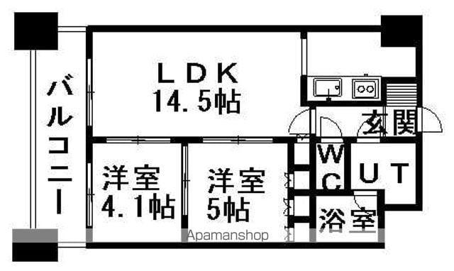 パークアクシス札幌植物園前(2LDK/10階)の間取り写真