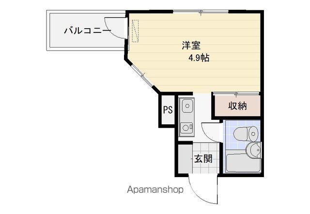 レナトゥス金沢(ワンルーム/3階)の間取り写真