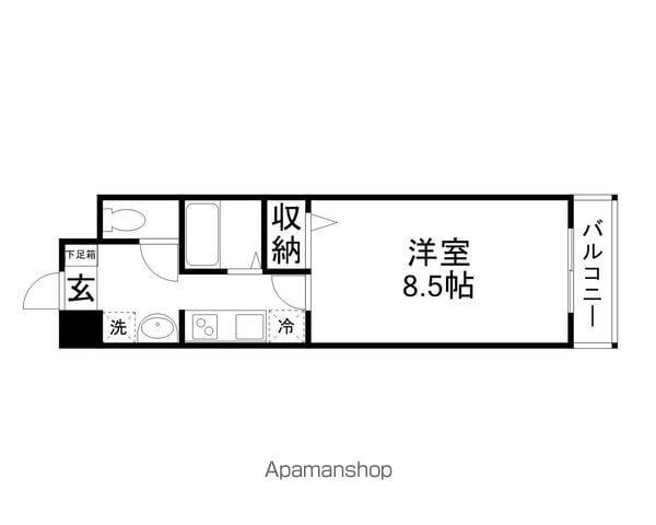 KLEIN WOHNEN(1K/1階)の間取り写真