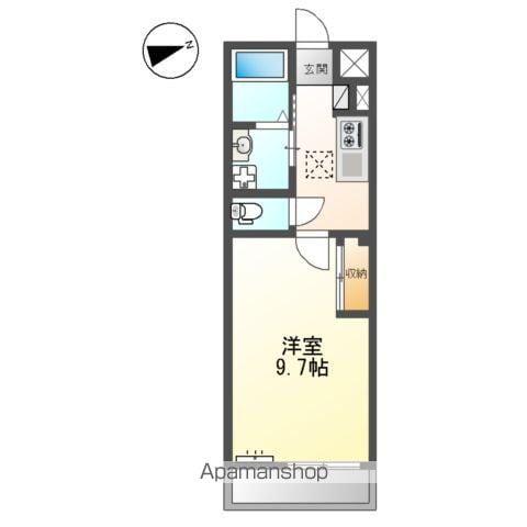 シーサイドレジデンスNK(1K/1階)の間取り写真