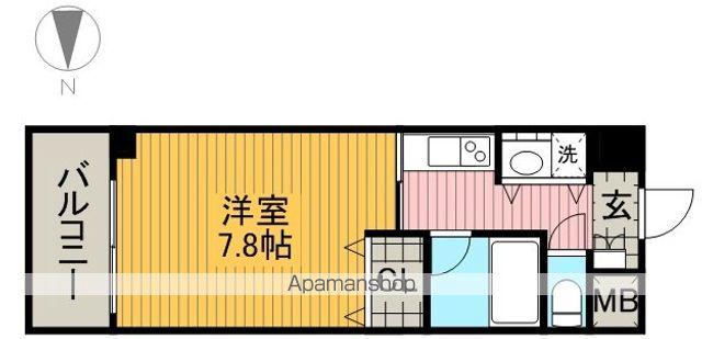 AXIS桜通内山(1K/7階)の間取り写真