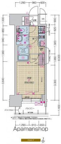プレサンス名駅南エディフィス(1K/6階)の間取り写真
