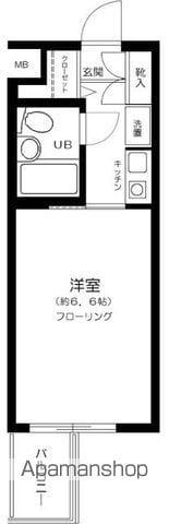 メゾンドール西荻窪(ワンルーム/3階)の間取り写真
