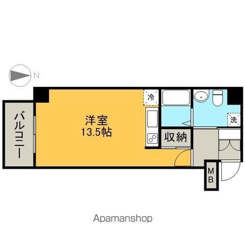 アーデン東別院(ワンルーム/8階)の間取り写真