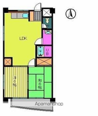 メゾン・スイート(2LDK/3階)の間取り写真