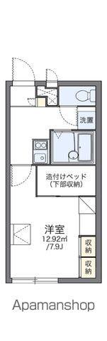 レオパレスフォーレスト(1K/1階)の間取り写真