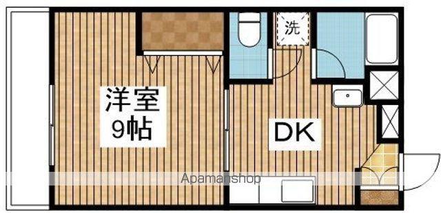 コーポ倉田(1DK/2階)の間取り写真