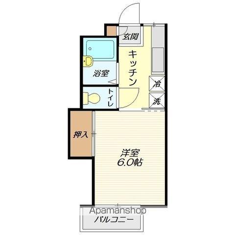 尾形コーポ(1K/2階)の間取り写真