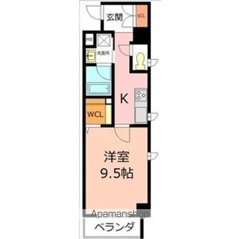 アーバンライフ名駅ウエスト(1K/6階)の間取り写真