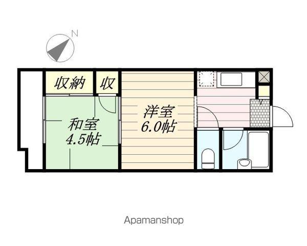 パークピア千葉(2K/1階)の間取り写真