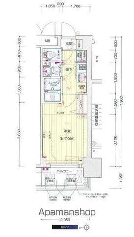 プレサンス上前津フィット(1K/6階)の間取り写真