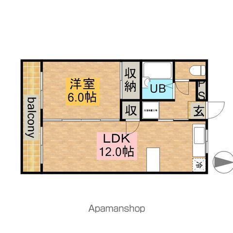 ニュー白岡ハイツⅠ(1LDK/2階)の間取り写真