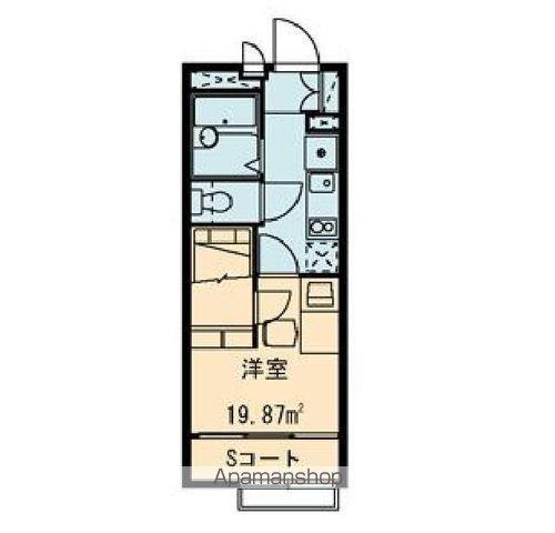 レオパレスコンフォート(1K/1階)の間取り写真