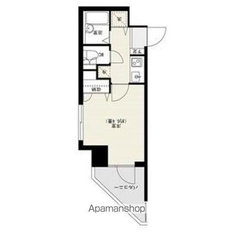 シンシア西早稲田(1K/4階)の間取り写真