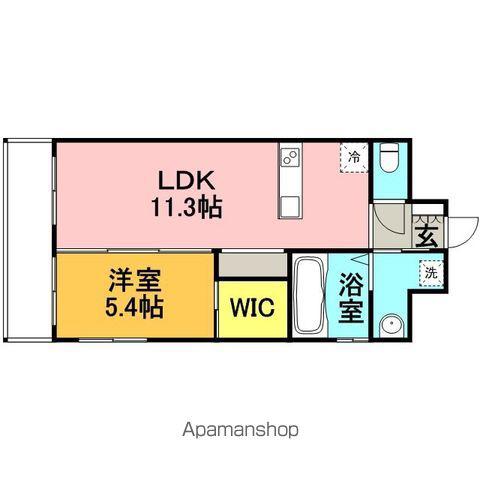 DOGシャンテ(1LDK/3階)の間取り写真