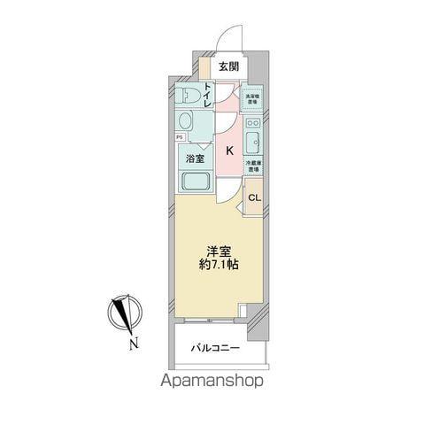 プレサンス上前津グレース(1K/15階)の間取り写真