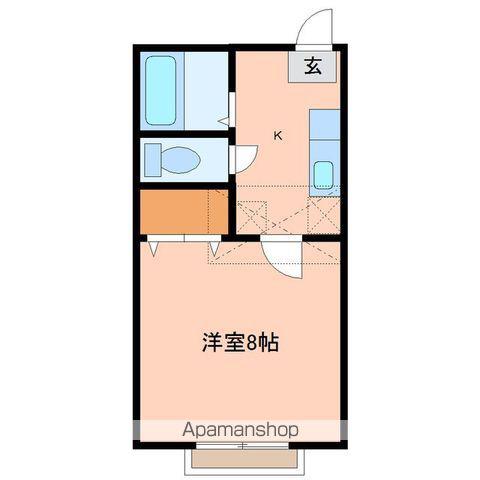 ホープハイツ(1K/2階)の間取り写真