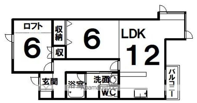 クラッセⅡ(2LDK/1階)の間取り写真