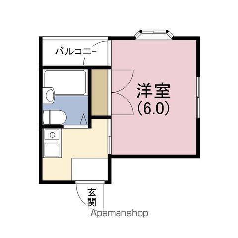 リバティー中央(1K/5階)の間取り写真