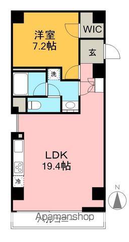 HOKULEA(1LDK/2階)の間取り写真