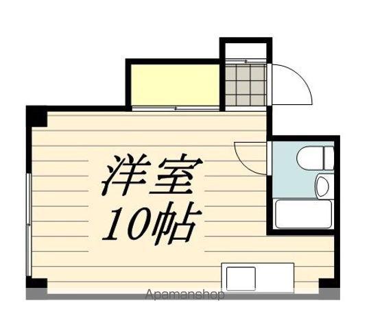 34条ビル(ワンルーム/3階)の間取り写真