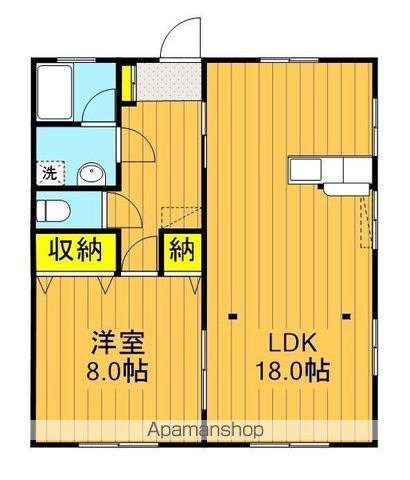 オリエントコーポ(1LDK/1階)の間取り写真