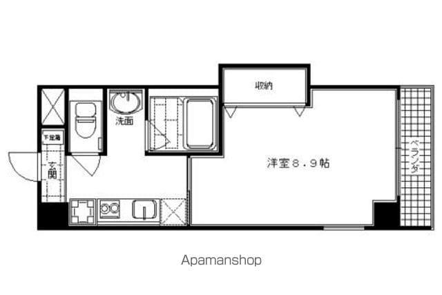 CASA DE ISSA(1K/3階)の間取り写真