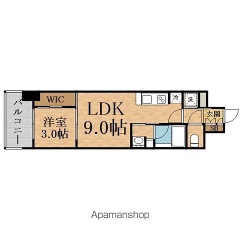 LIVIO MAISON SHIN-OSAKA(1LDK/3階)の間取り写真
