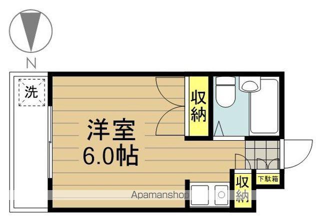 アクシーズ戸田公園(ワンルーム/3階)の間取り写真