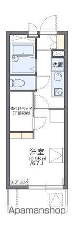 レオパレスフレンディー太閤(1K/1階)の間取り写真